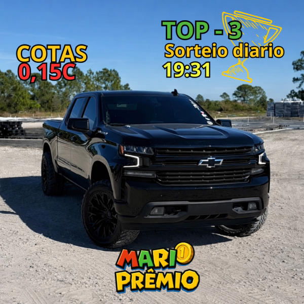 🚀 SILVERADO PRETA ⚫  OU 450 MIL NO P1X 🤑